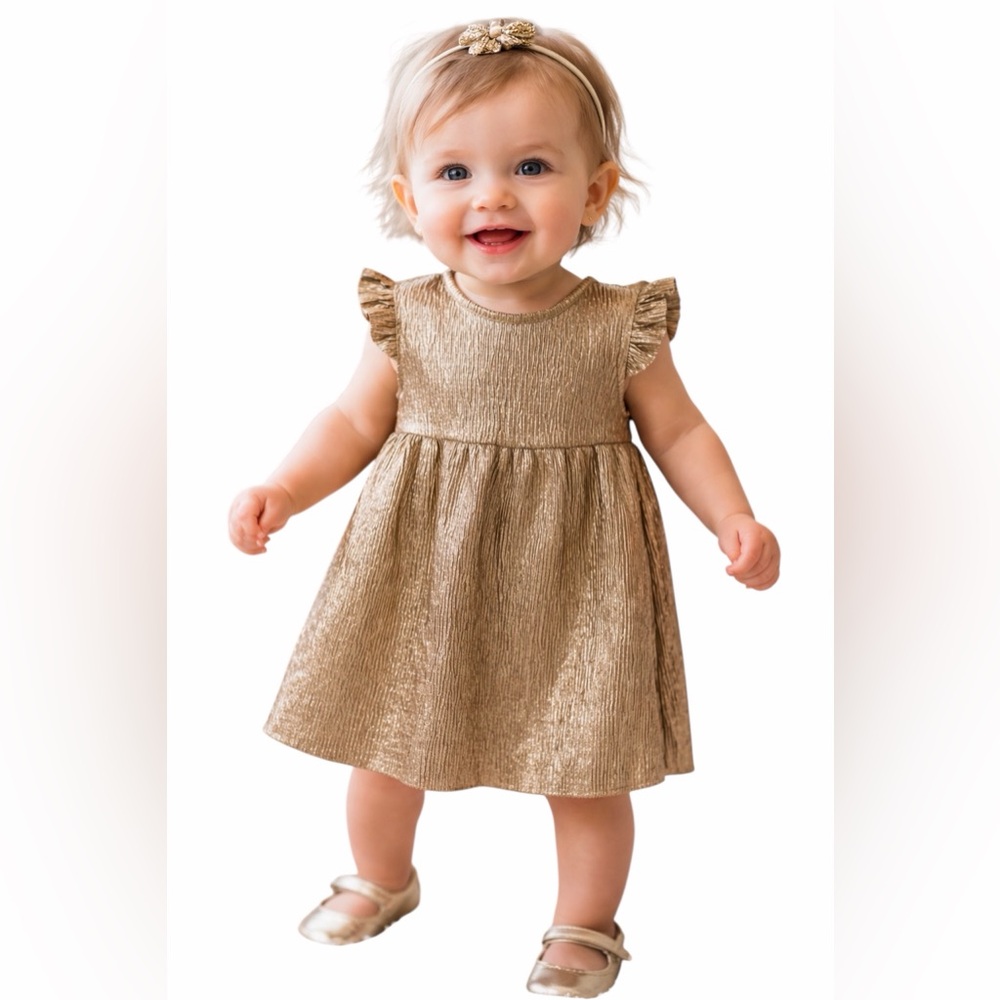 H&M Gold Kids Formal Dress